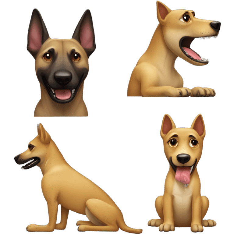 a malinois crocodile emoji