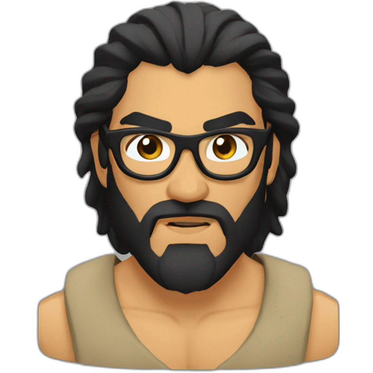 khal drogo round glasses emoji