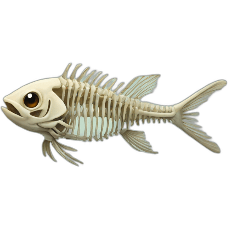 fish skeleton emoji