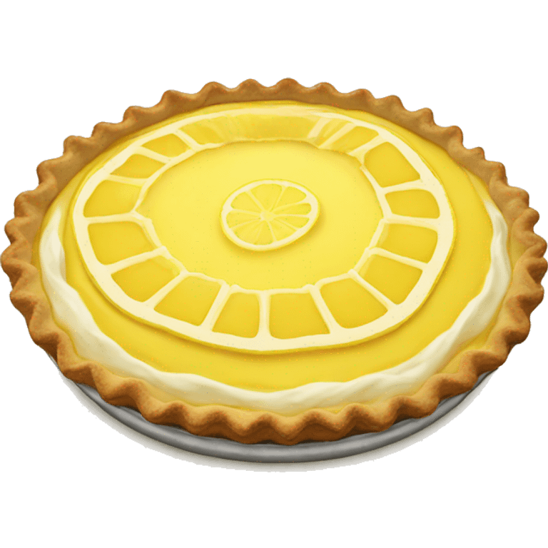 Lemon pie emoji