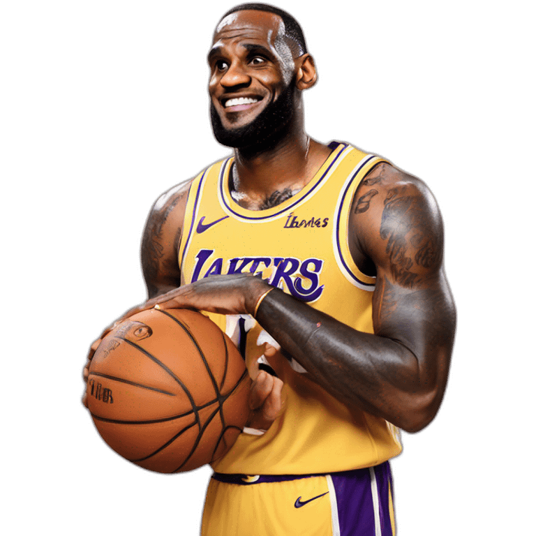 Lebron james lakers emoji