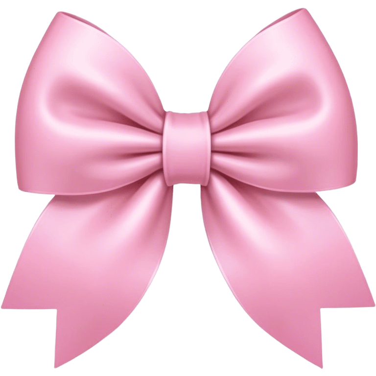 Light pink bows emoji