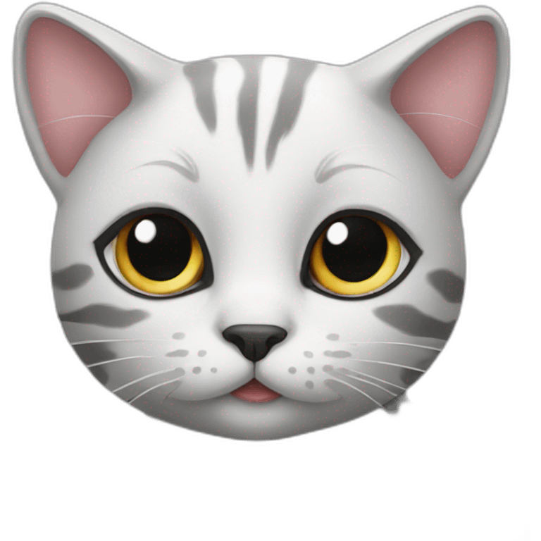 Cat black cute emoji