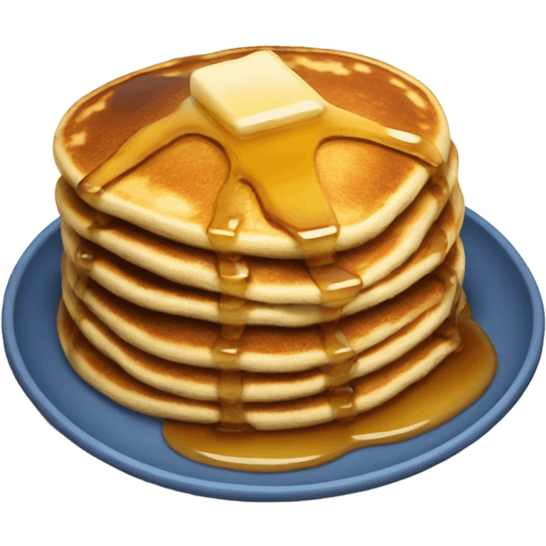 pancakes with syrup emoji