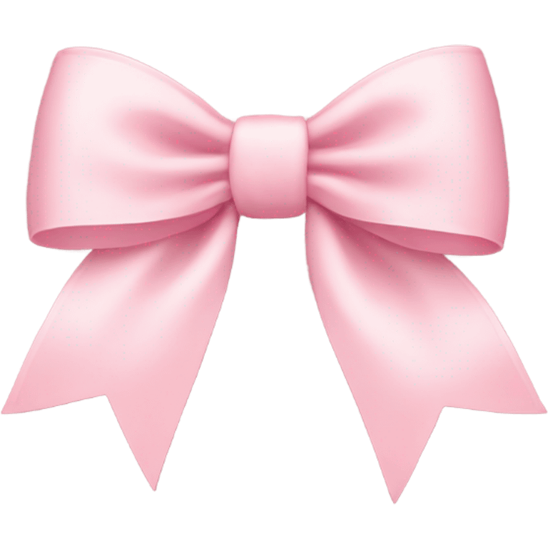 light pink bow on light pink bow emoji