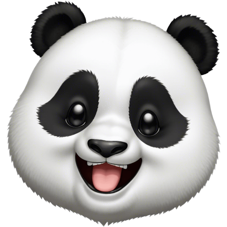 Panda laughing  emoji