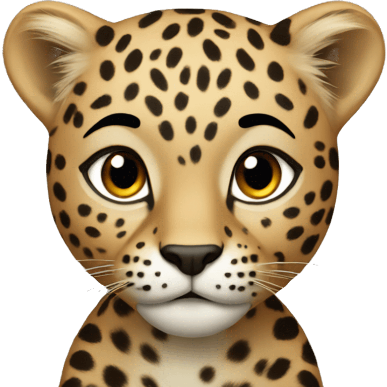 Small leopard emoji