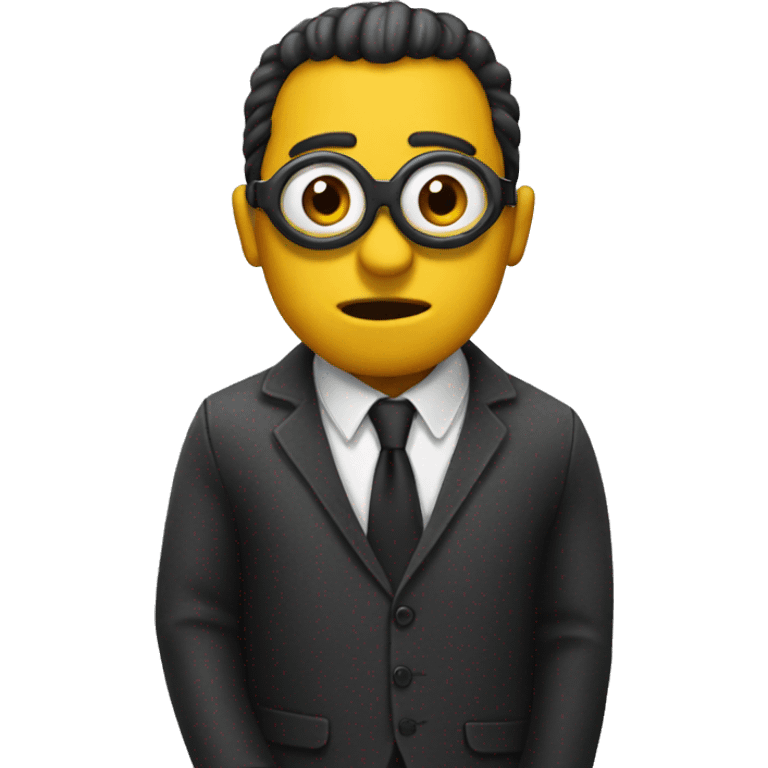 black minion emoji