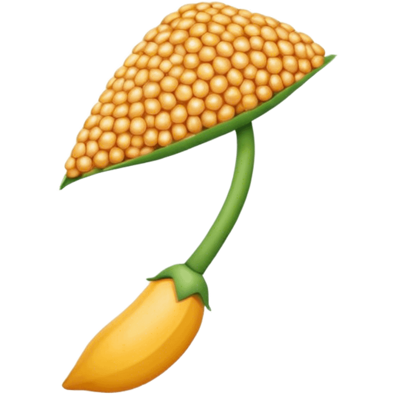 un sablier à grains jaune emoji