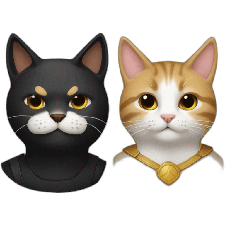 Gato y zorro emoji