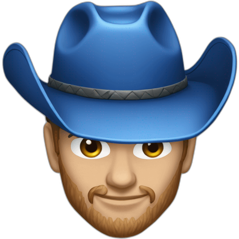 blue ford ranger raptor cowboy hat emoji