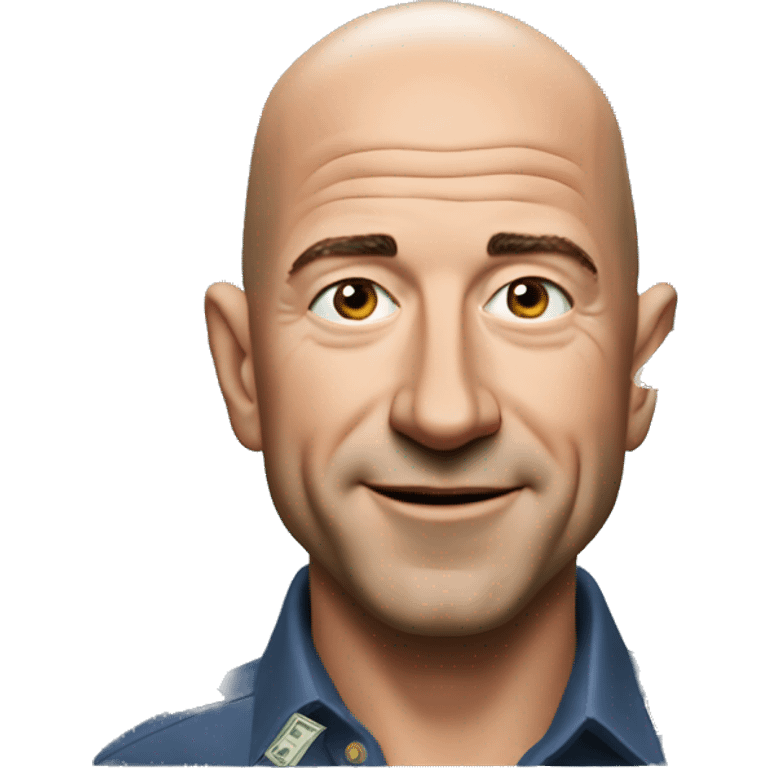 jeff bezos make it rain emoji