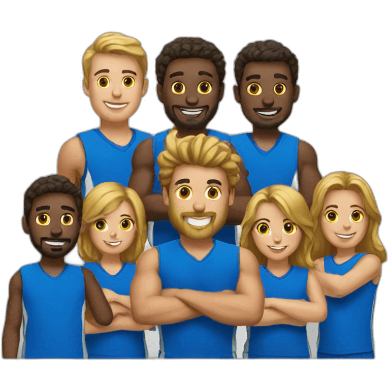 Friendly team emoji