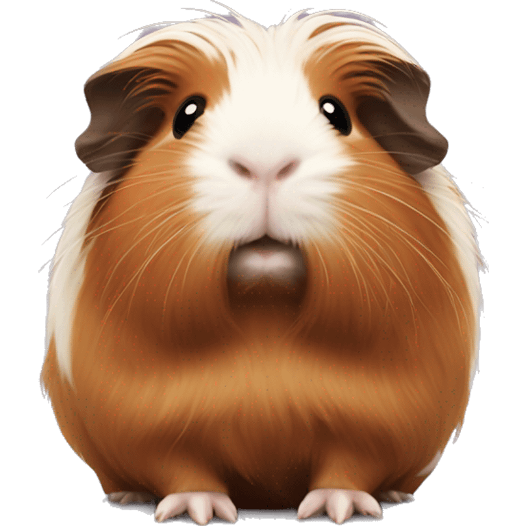 Long haired guinea pig emoji