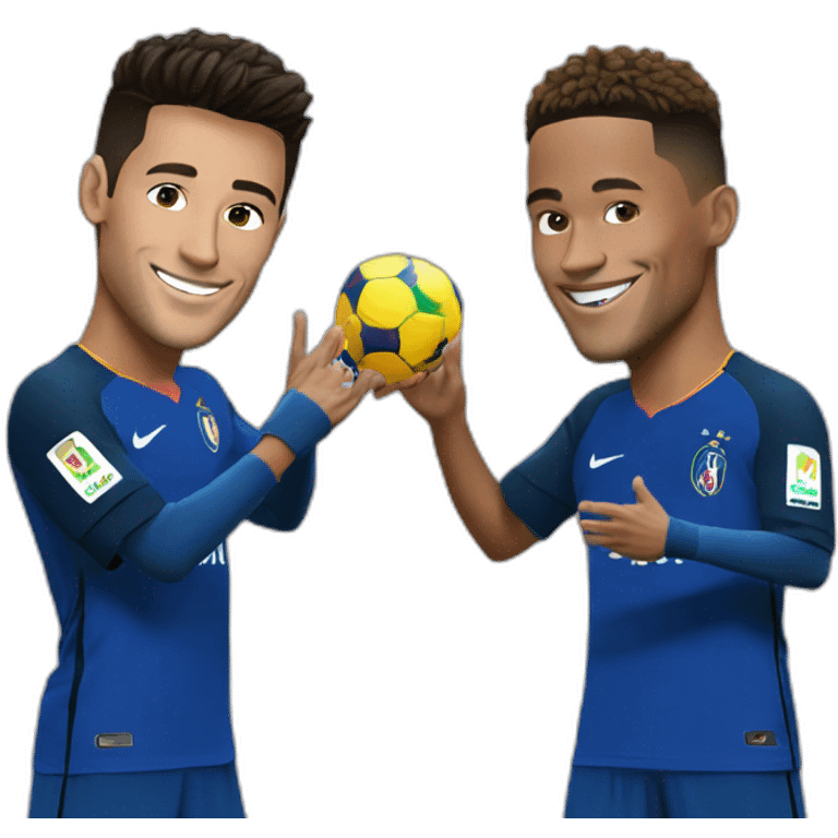 cristiano and Neymar emoji