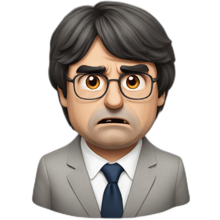 President puigdemont very angry emoji