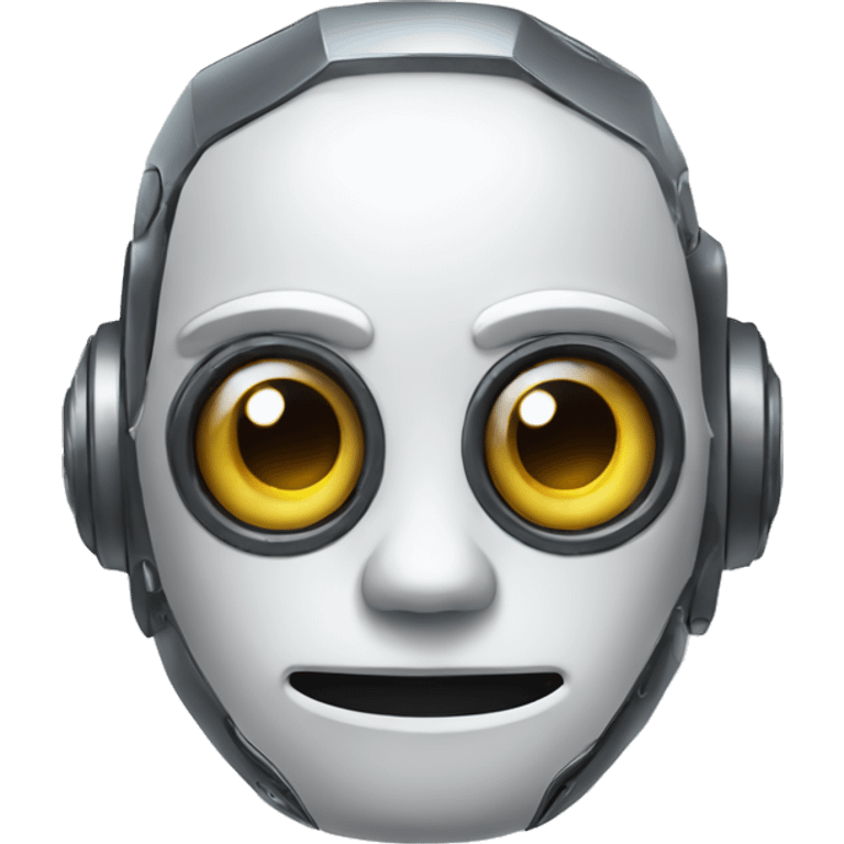 funny AI robot emoji