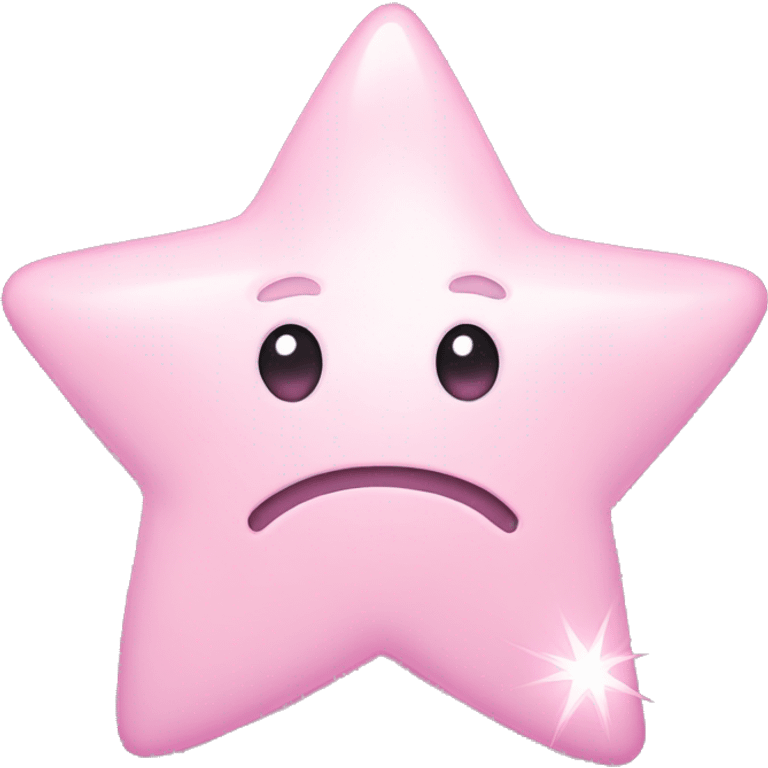 pale pink star sparkle emoji