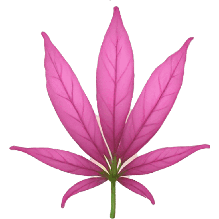 baby pink weed emoji