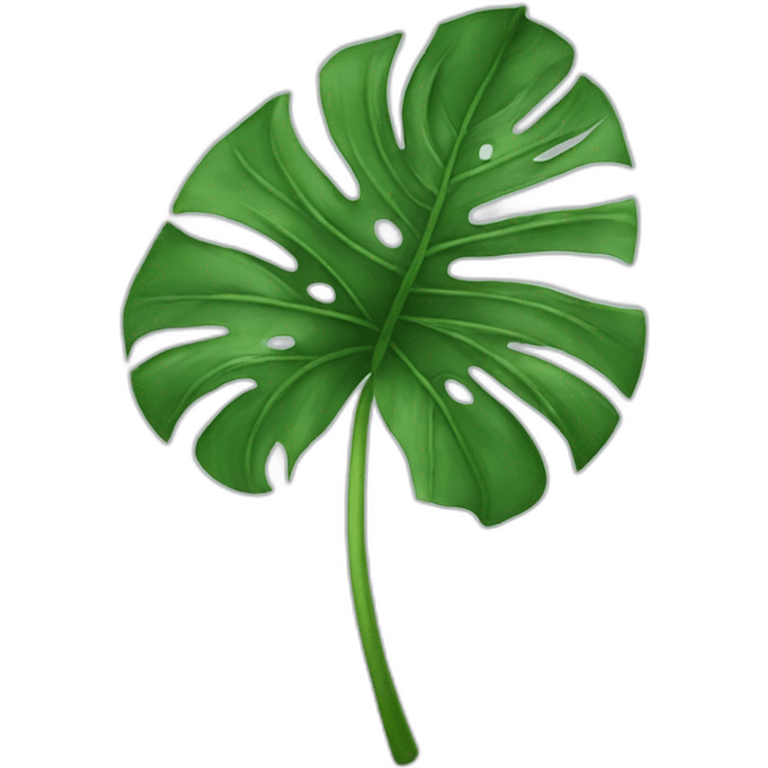 monstera leaf emoji