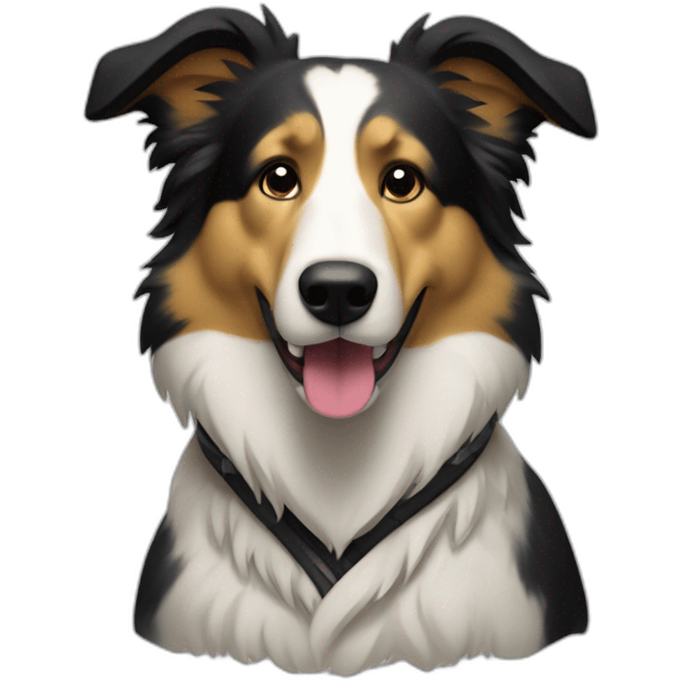 Collie Shepard Jiu-Jitsu dog emoji