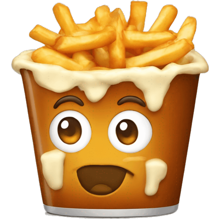 poutine sur un étage emoji