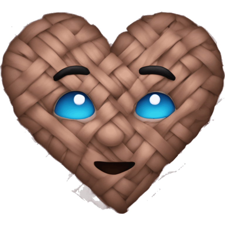 Woven heart emoji