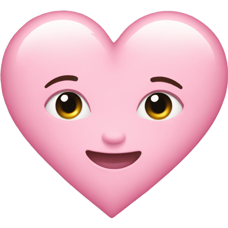 create pastel pink heart emoji