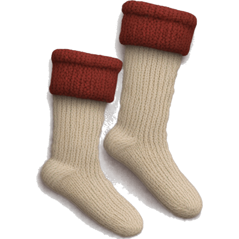 Cozy knit socks emoji