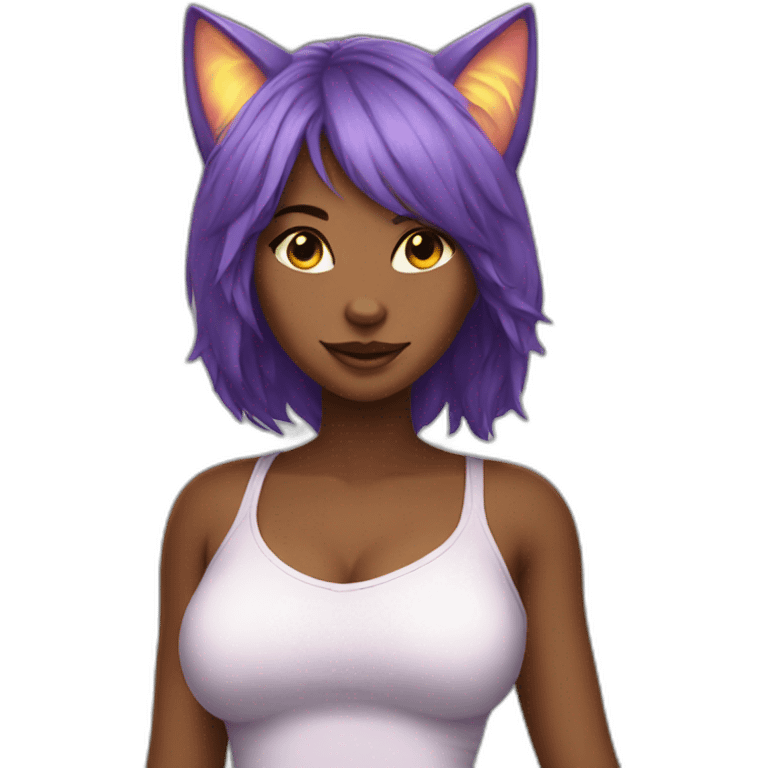 hot catgirl emoji