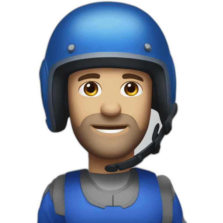 The jason-statham in the blue helmet emoji