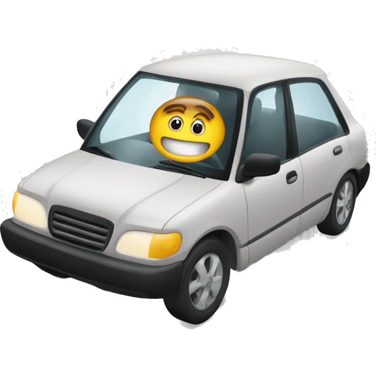 car driving car emoji