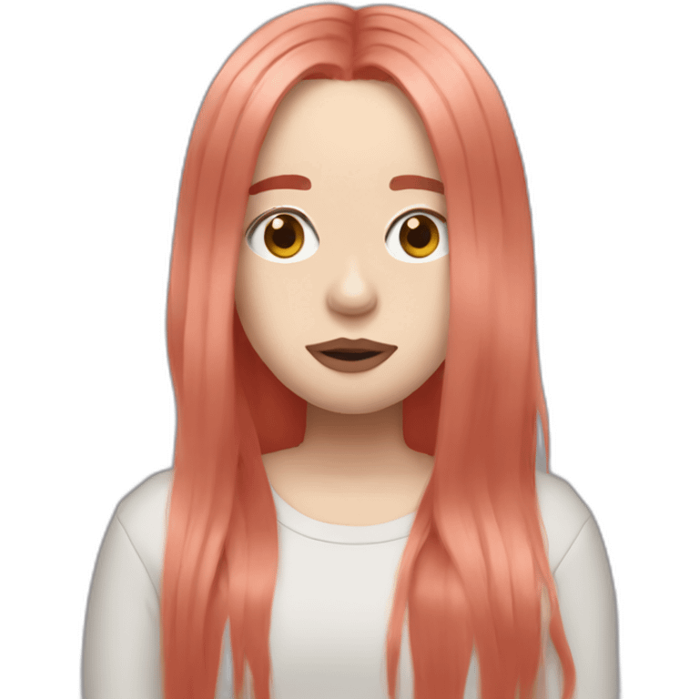 Billie eilish red hair emoji