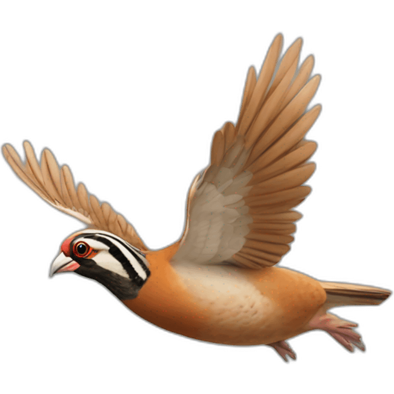 partridge flying emoji