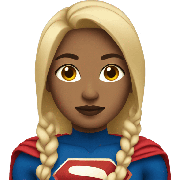 superwoman, light skin emoji