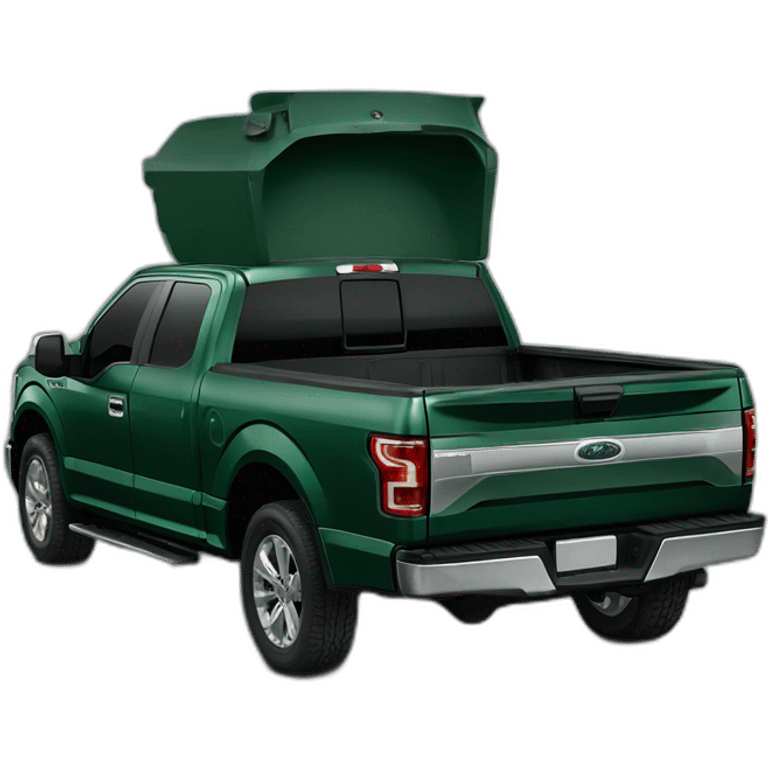 Dark green f150 emoji