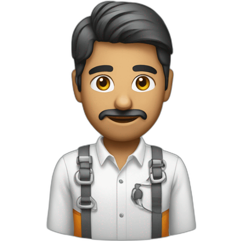 indian tech worker doing phull sapport emoji