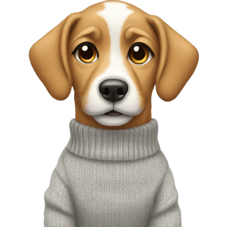 Dog with a Pullover  emoji