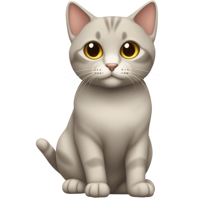 European short hair cat emoji