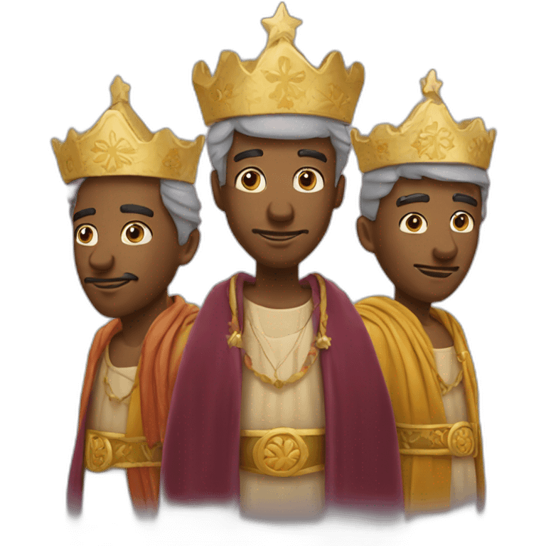 Three wise men emoji