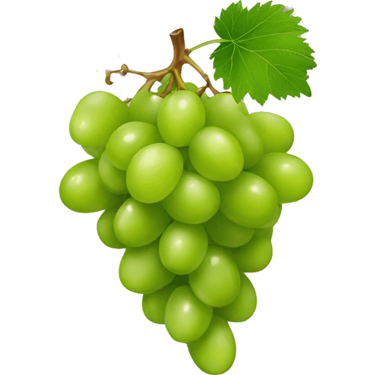 Green grape emoji