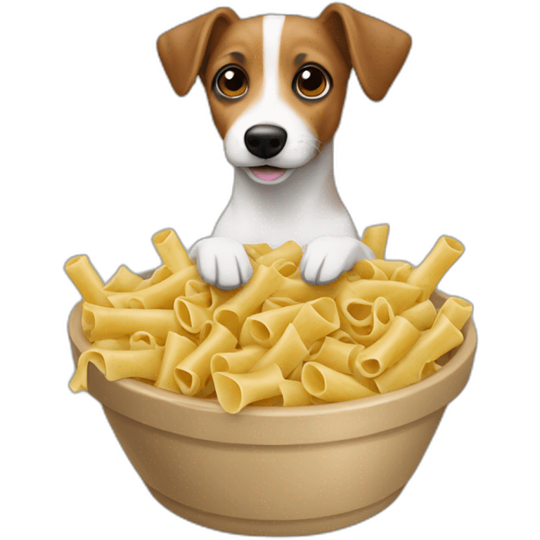 jackrussel-eat-pasta emoji