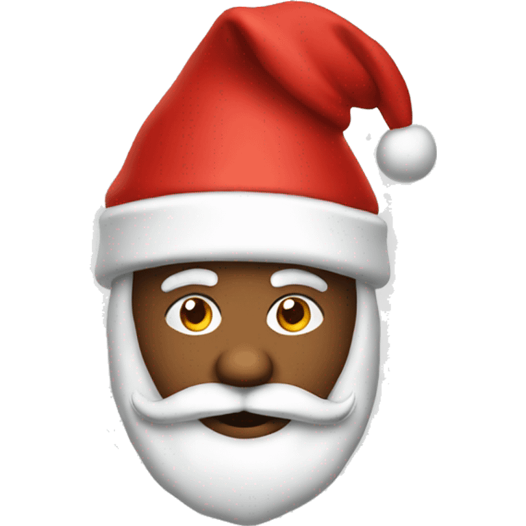 Santa claus with hat emoji