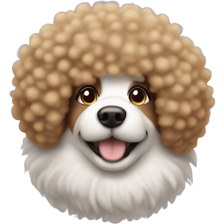 Dog with Afro  emoji