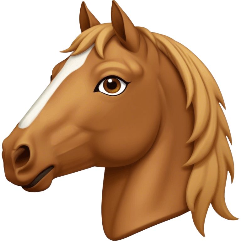 Horse head with a human body emoji