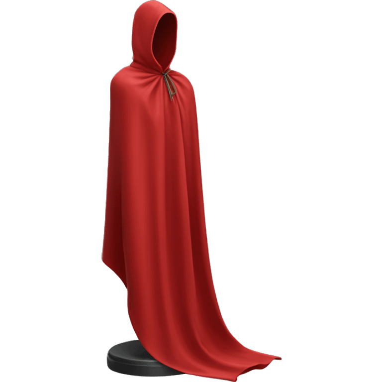 faceless mannequin flapping red cape emoji