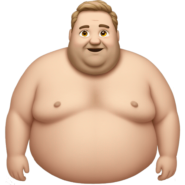 fat man emoji