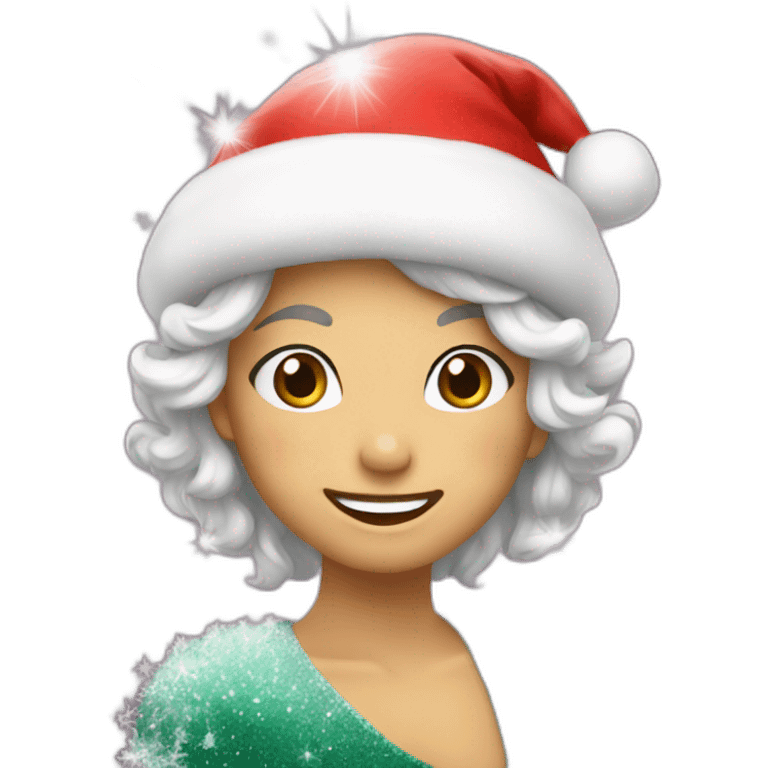 Christmas sparkle emoji