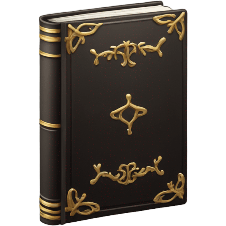 luxury dark book emoji