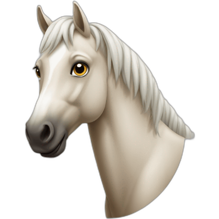 Cheval qui rigole  emoji